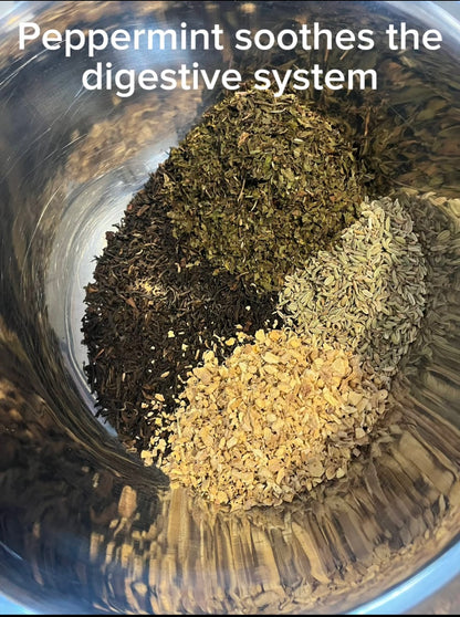 Soothing Sips – Peppermint and Ginger Digestive Support Tea